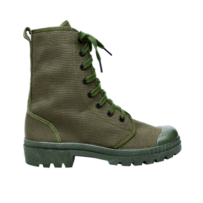 100% pamuk askeri ordu tuval boots