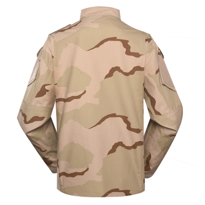 üç renk çöl kamuflaj askeri üniforma