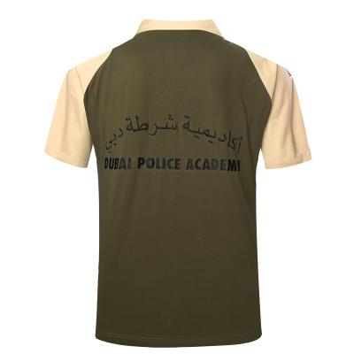Dubai Polis Pamuk Kısa Kollu Polo Gömlek