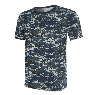 togo askeri ordu donanması dijital kamuflaj kısa kollu tişört
